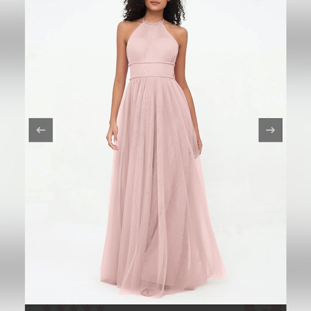 Illusion Halter Tulle Maxi Boho Dresses. NWOT